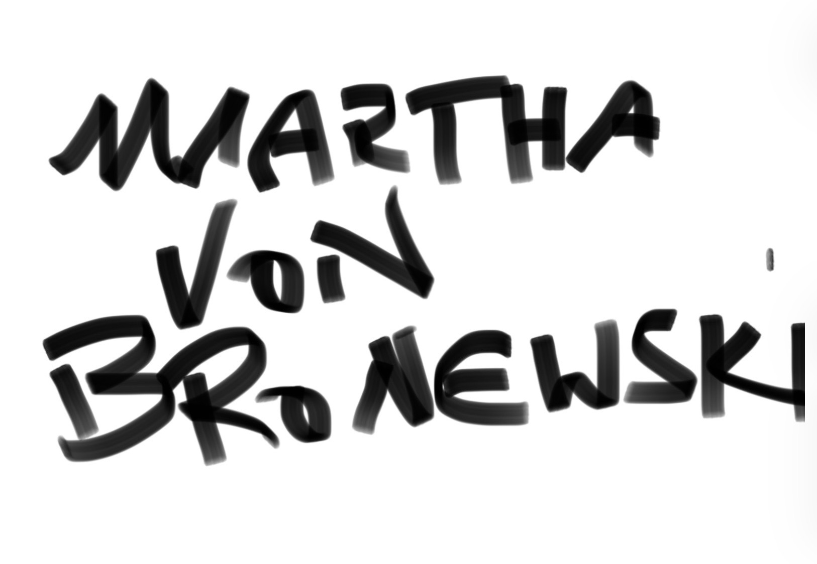 Name Martha von Bronewski